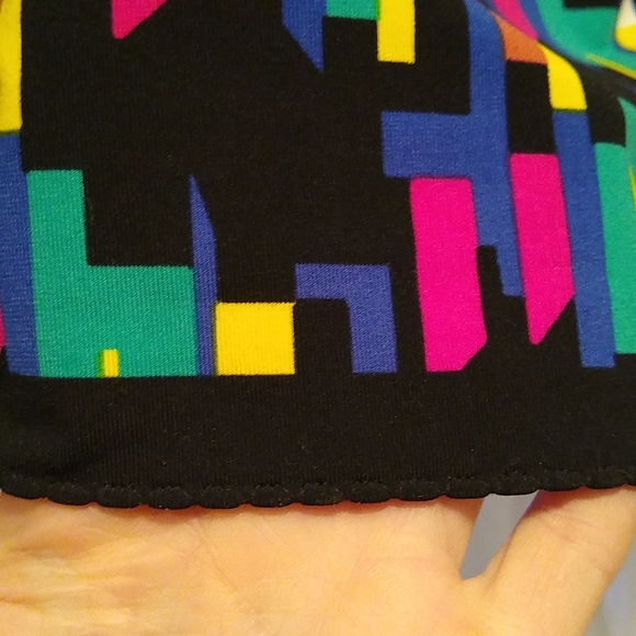 Tahari multicolored empire stretch top, s, nwt - Picture 2 of 7